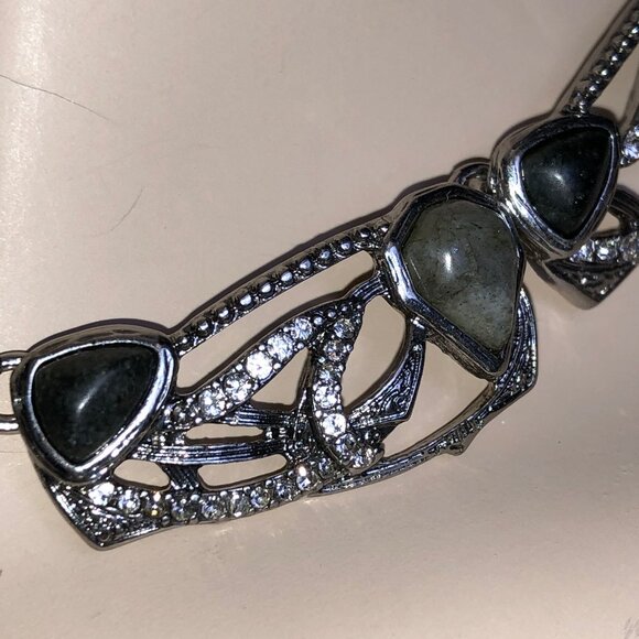 CHLOE + ISABEL Enchanted Obsidian Filigree Collar - N180 - Picture 3 of 5